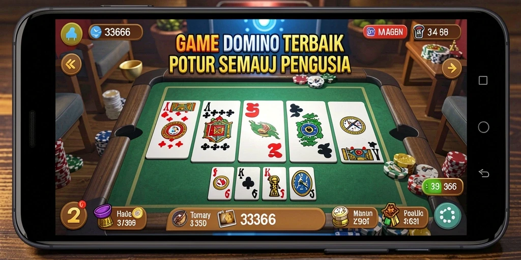 Tampilan gameplay seru dalam permainan Domino 333666.