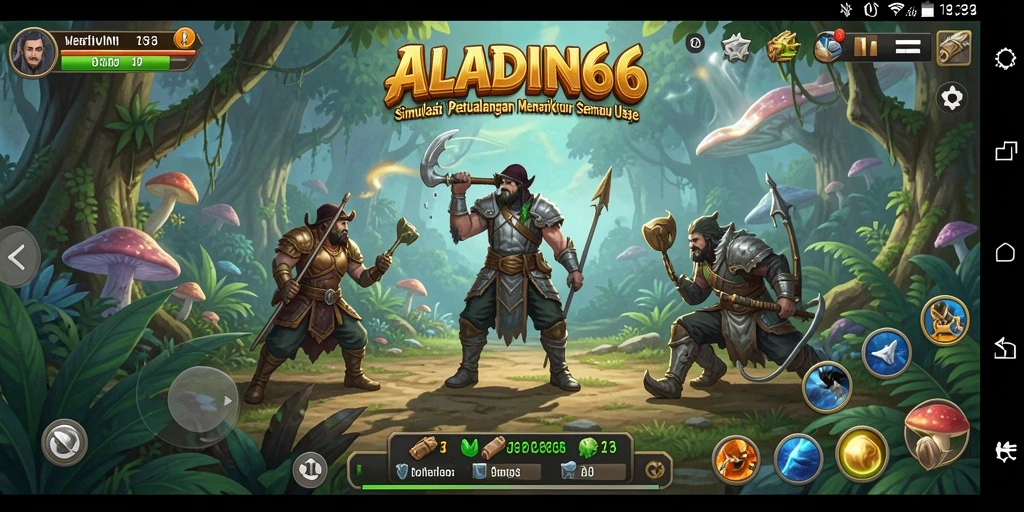 Tampilan gameplay menakjubkan dalam ALADIN66 yang penuh aksi dan petualangan.