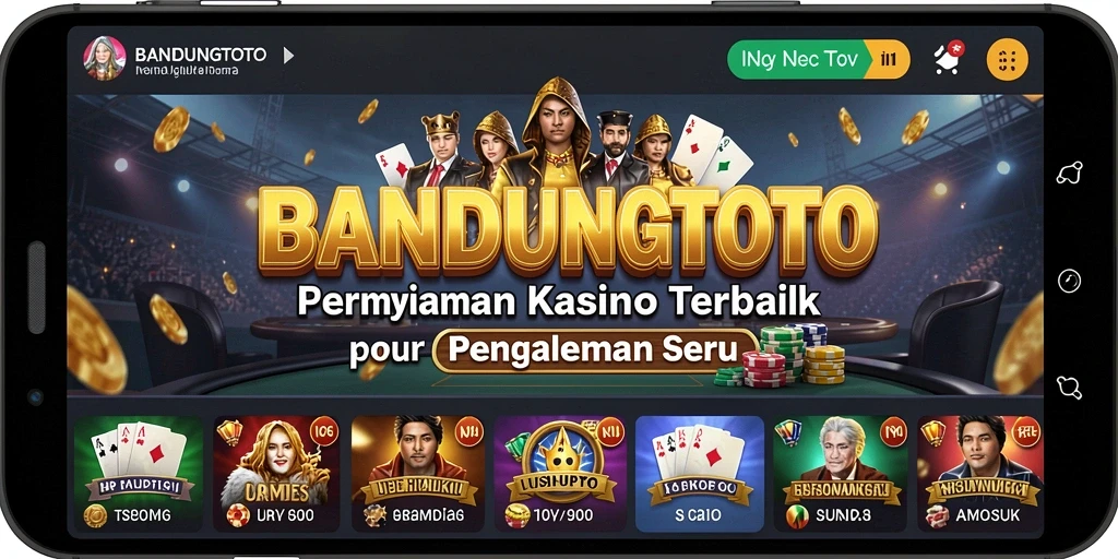 Screenshot gameplay seru aplikasi Kasino BANDUNGTOTO.