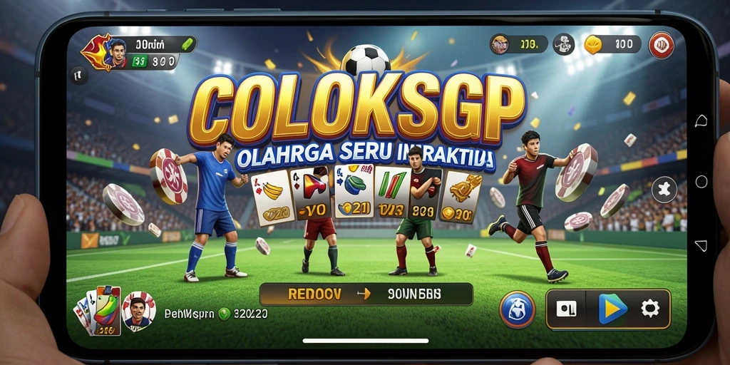 Tangkapan layar dari gameplay seru olahraga di COLOKSGP.