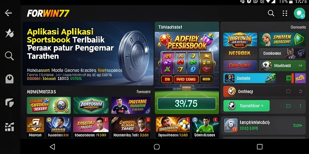 Tampilan grafik menarik dari gameplay Sportsbook FORWIN77.