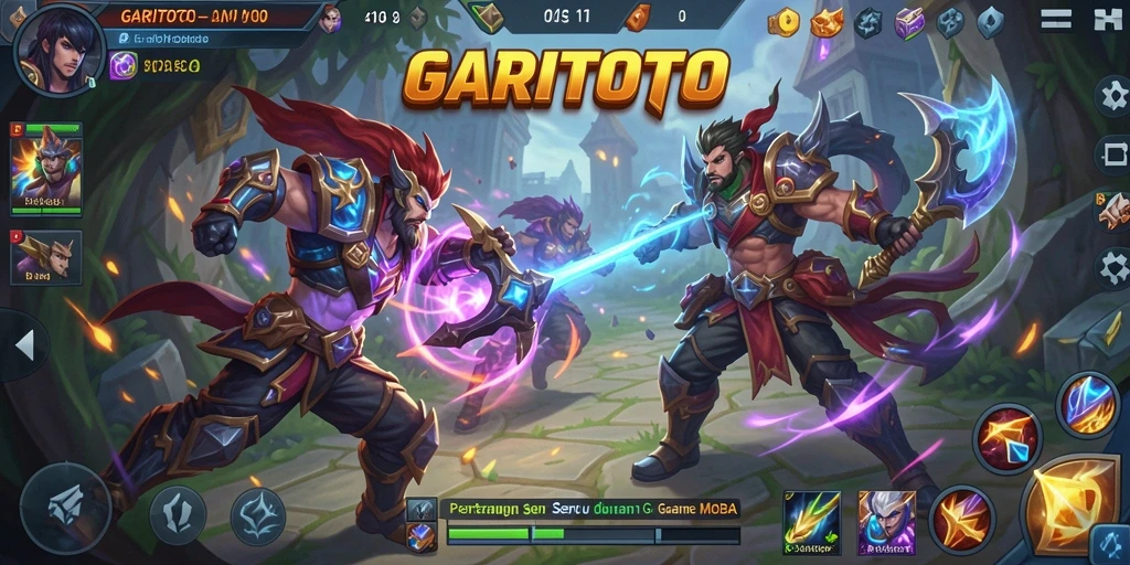Tampilan aksi gameplay seru di GARITOTO.