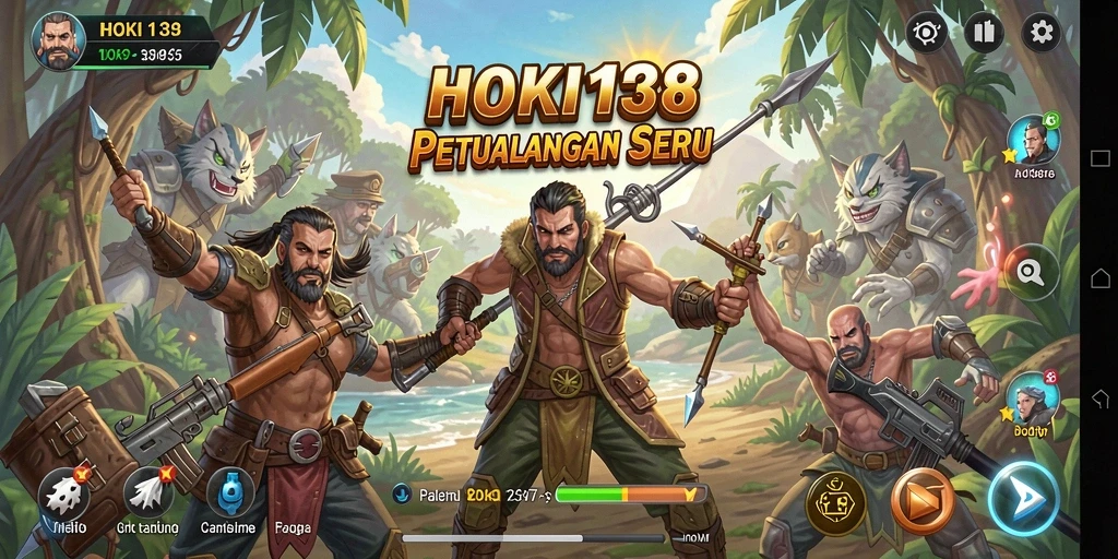 Tampilan gameplay HOKI138 yang menegangkan di dunia petualangan.