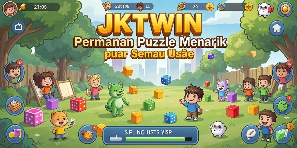 Tampilan gameplay JKTWIN yang seru dan menantang.