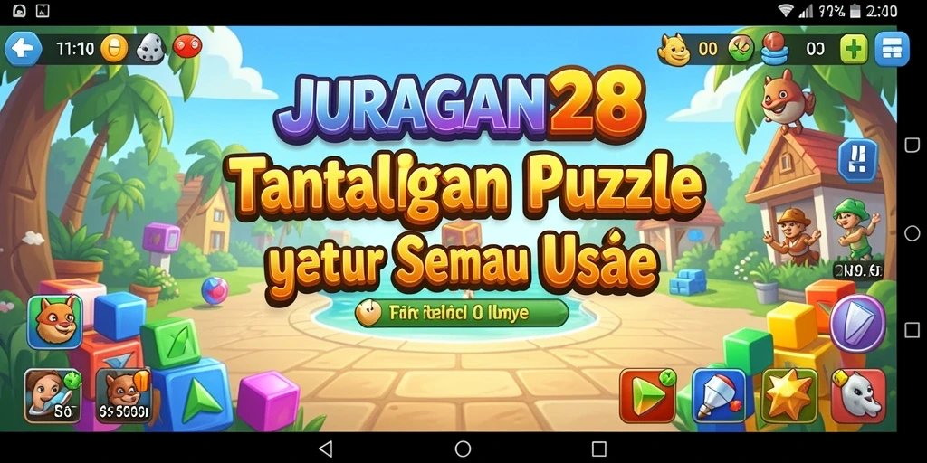 Gameplay seru dan menantang dari JURAGAN28.