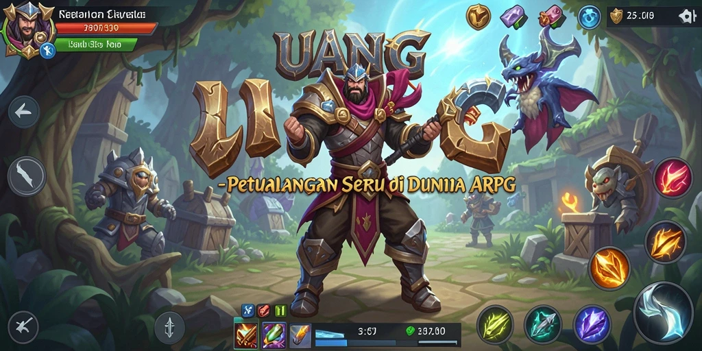 Tampilan gameplay seru dalam petualangan ARPG.