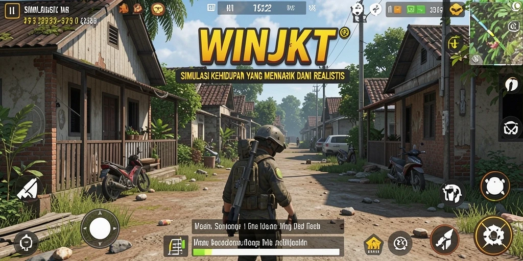 Tampilan screenshot gameplay <strong>WINJKT</strong> dengan aktivitas sehari-hari pengguna.