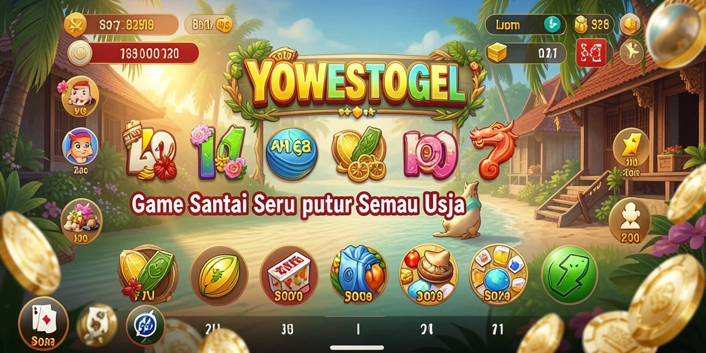 Screenshot gameplay seru YOWESTOGEL dengan grafik menarik.